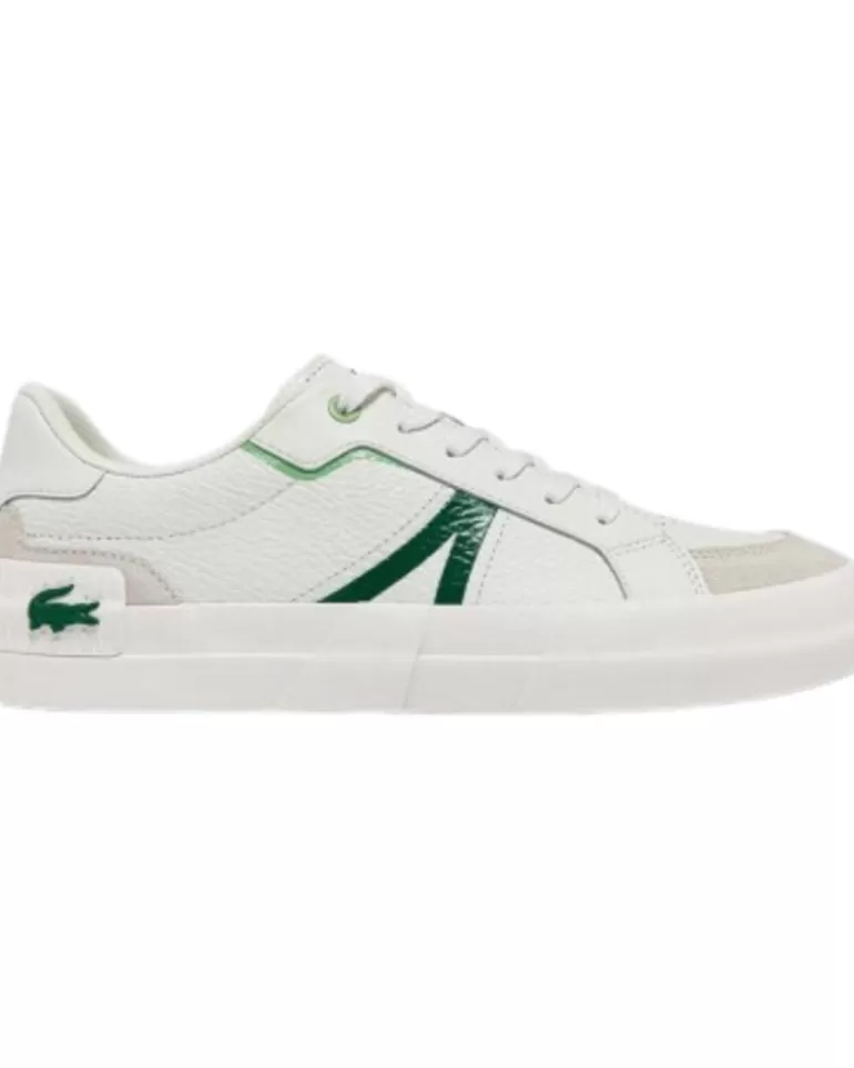 LACOSTE De Hombre 43Cma0057 L004 082 Wht-Grn Best