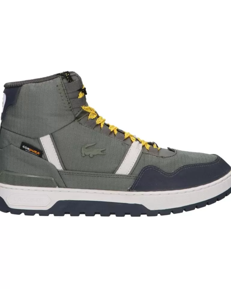 LACOSTE De Hombre 46Sma0086 T-Clip Winter Mid Da7 Khk-Dk Gry Discount