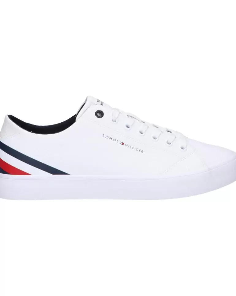 TOMMY HILFIGER De Hombre Fm0Fm04778 Th Hi Vulc Core Ybs White Discount