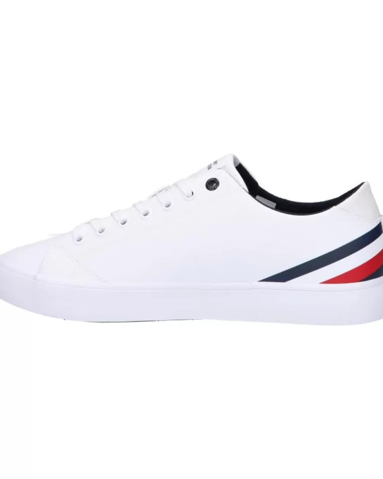 TOMMY HILFIGER De Hombre Fm0Fm04778 Th Hi Vulc Core Ybs White Discount
