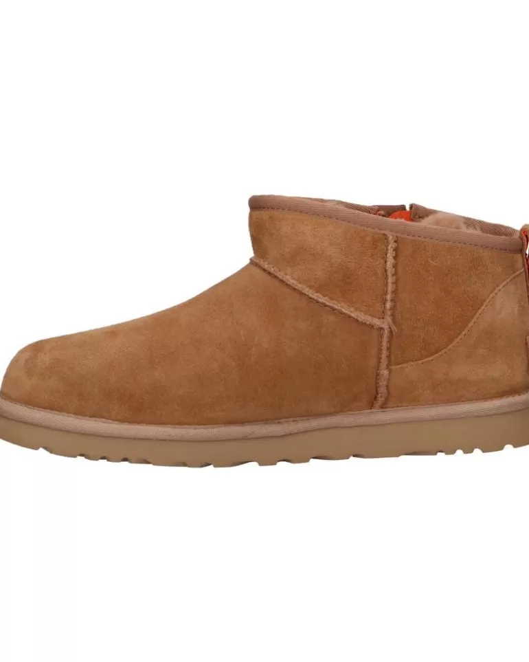 UGG De Hombre 1143984 Classic Ultra Mini Zip Cogs Chestnut Discount
