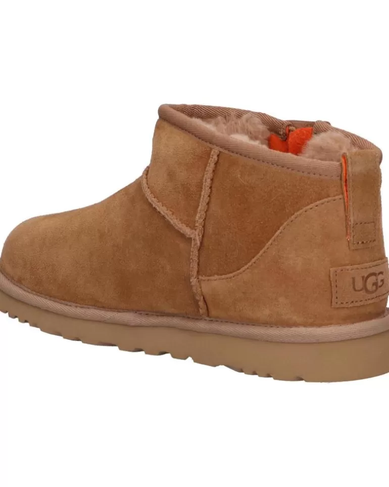 UGG De Hombre 1143984 Classic Ultra Mini Zip Cogs Chestnut Discount
