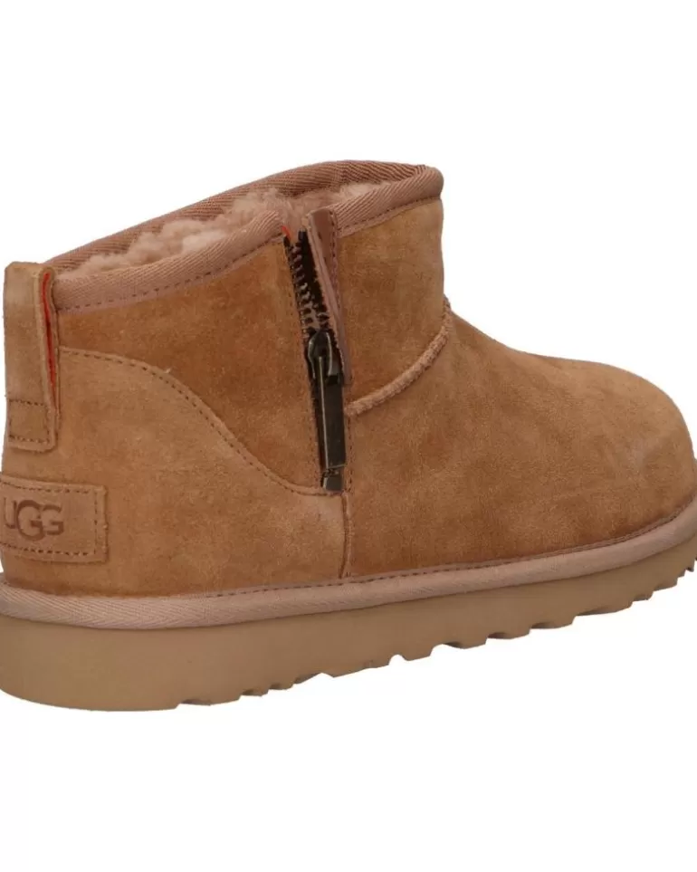 UGG De Hombre 1143984 Classic Ultra Mini Zip Cogs Chestnut Discount