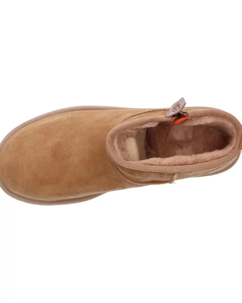 UGG De Hombre 1143984 Classic Ultra Mini Zip Cogs Chestnut Discount