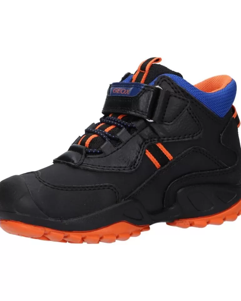 GEOX De Hombre Y Niño J16Cba 0Cebu J New Savage Boy Wpf C0038 Black-Orange New