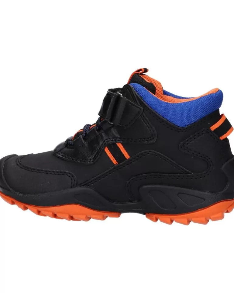 GEOX De Hombre Y Niño J16Cba 0Cebu J New Savage Boy Wpf C0038 Black-Orange New