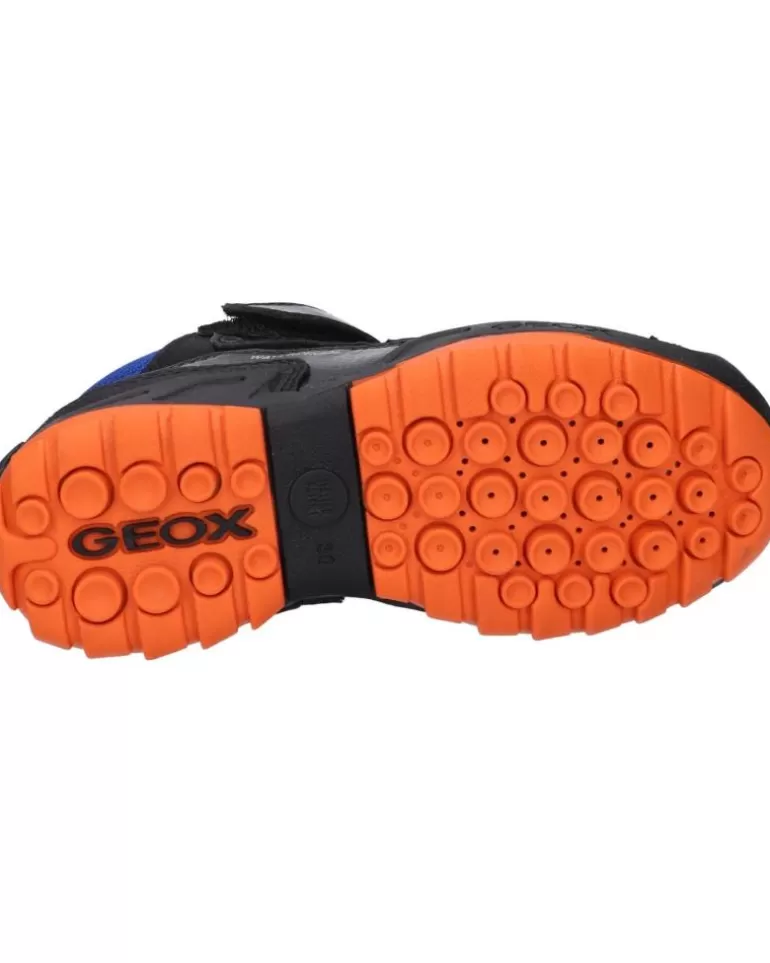GEOX De Hombre Y Niño J16Cba 0Cebu J New Savage Boy Wpf C0038 Black-Orange New