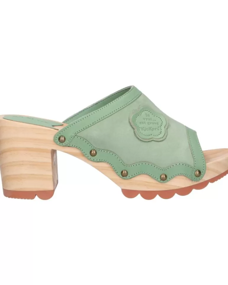 KICKERS De Mujer 895170-50 Kick Woodst 61 Vert Menthe Cheap