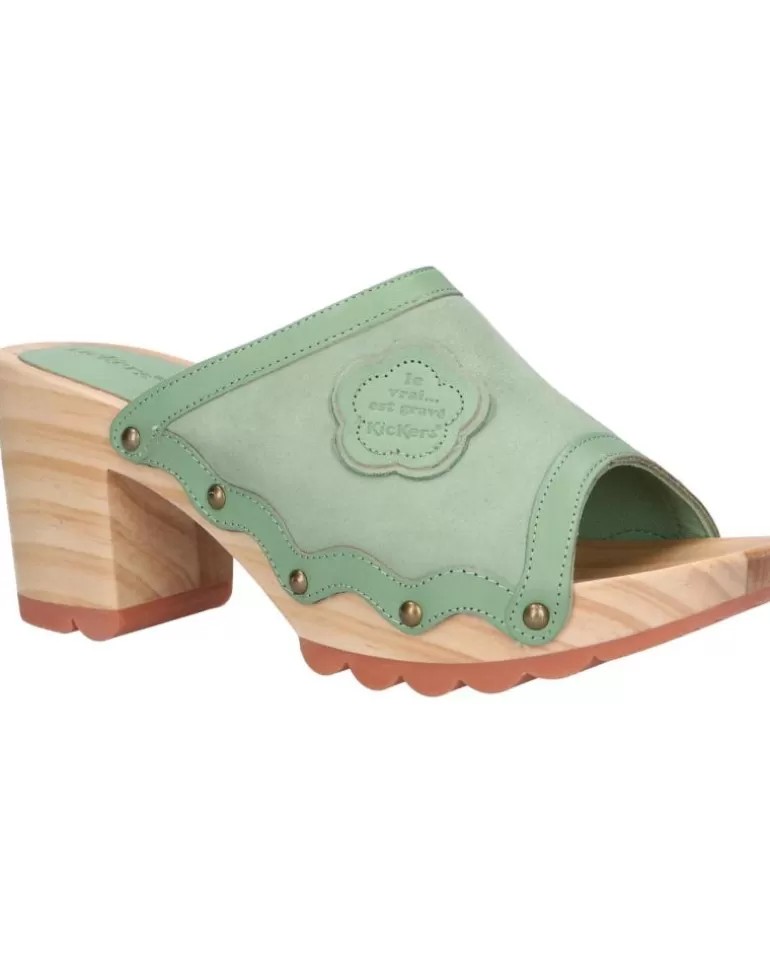 KICKERS De Mujer 895170-50 Kick Woodst 61 Vert Menthe Cheap