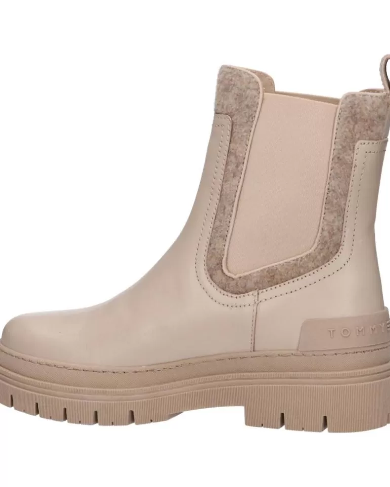 TOMMY HILFIGER De Mujer Fw0Fw07655 Feminine Felt Chelsea Abo Merino Best Sale