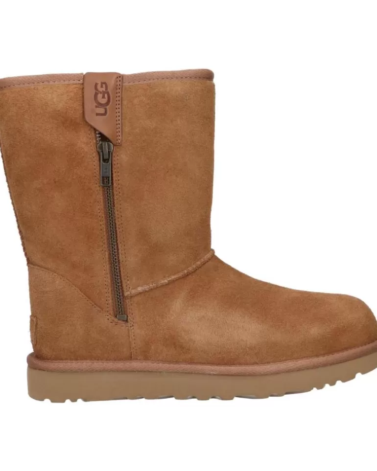 UGG De Mujer 1144043 Classic Short Bailey Zip Chestnut Flash Sale