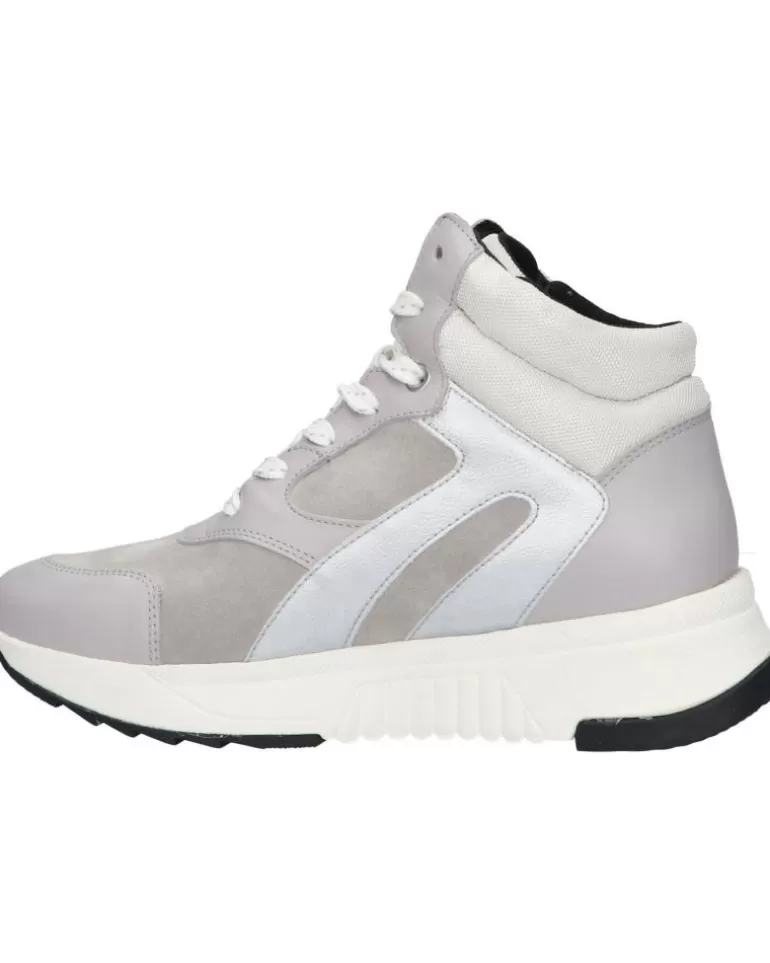 GEOX De Mujer Y Niña D16Hxb 08522 D Falena B Abx C1010 Lt Grey New