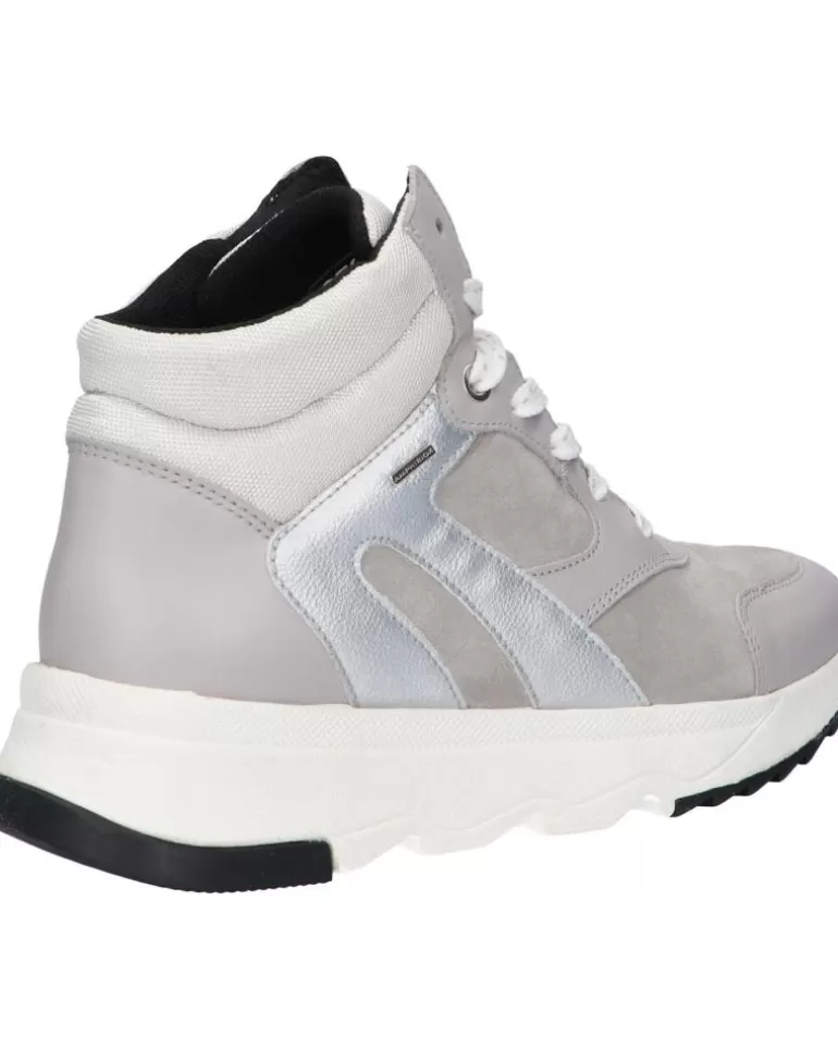 GEOX De Mujer Y Niña D16Hxb 08522 D Falena B Abx C1010 Lt Grey New