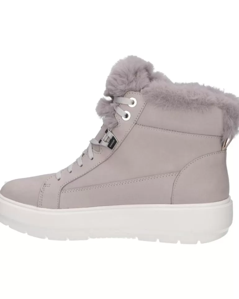GEOX De Mujer Y Niña D84Awd 00032 D Kaula C1414 Lt Grey New