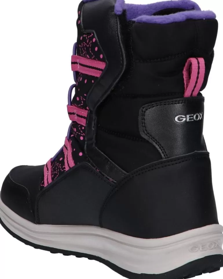 GEOX De Mujer Y Niña J26Fua 054Fu J Roby Girl B Abx C0922 Black-Fuchsia Shop