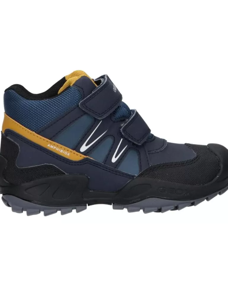 GEOX De Mujer Y Niña Y Niño J261Wa 0Cefu J New Savage Boy B A C0916 Navy-Ochreyellow Fashion
