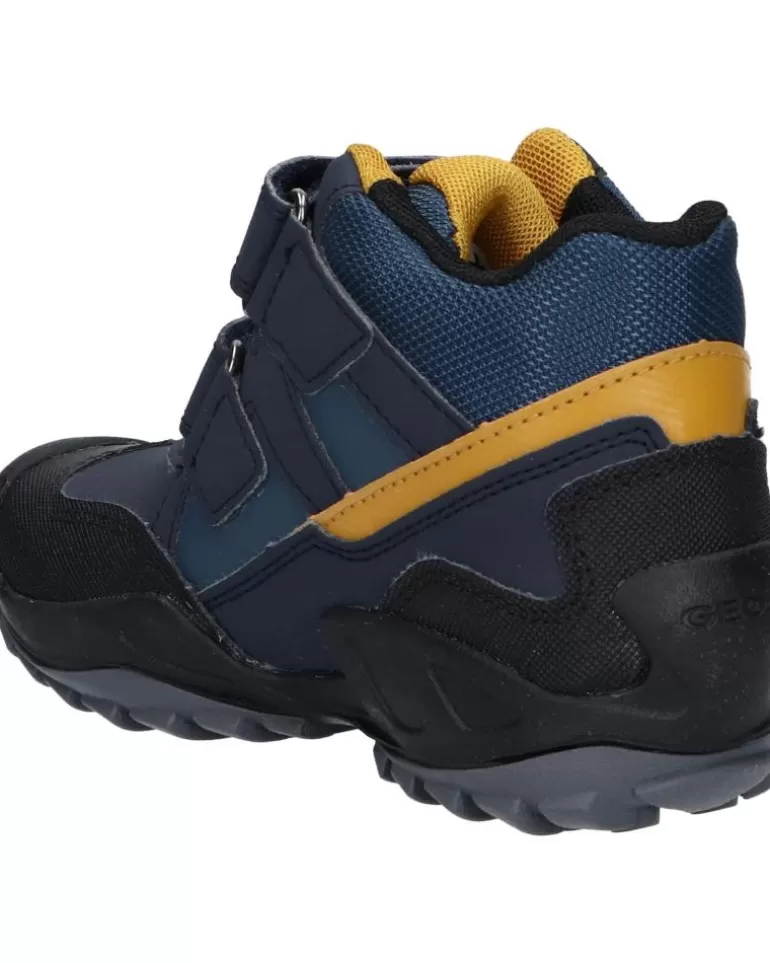 GEOX De Mujer Y Niña Y Niño J261Wa 0Cefu J New Savage Boy B A C0916 Navy-Ochreyellow Fashion