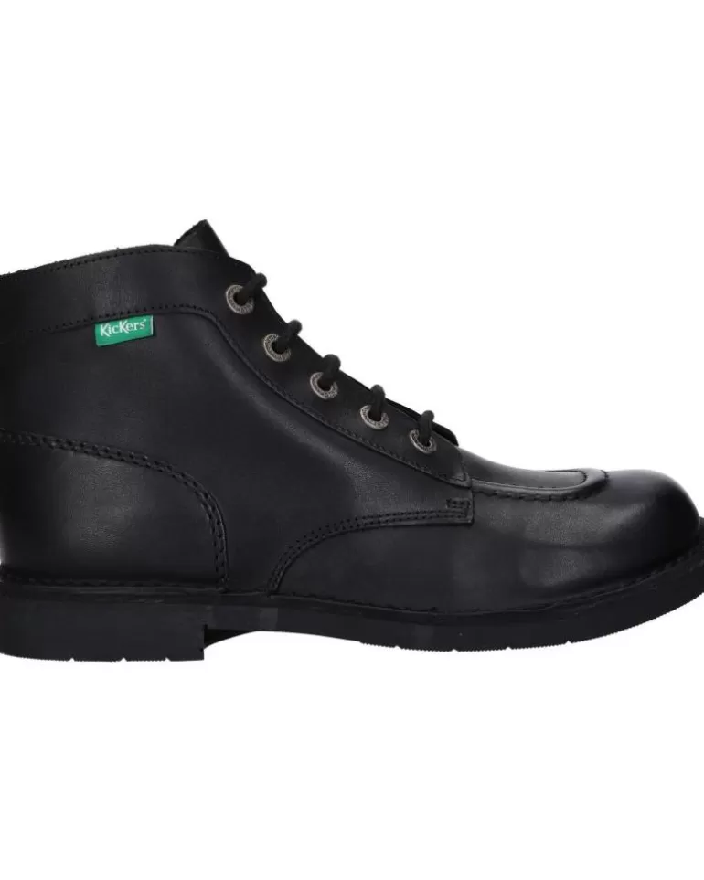 KICKERS De Mujer Y Niña Y Niño 621513-30 Kick Col 8 Noir Piqure Ecr Discount