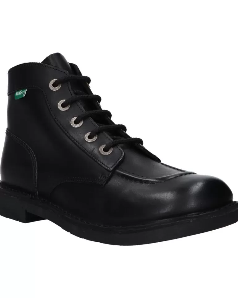 KICKERS De Mujer Y Niña Y Niño 621513-30 Kick Col 8 Noir Piqure Ecr Discount