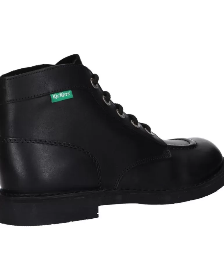 KICKERS De Mujer Y Niña Y Niño 621513-30 Kick Col 8 Noir Piqure Ecr Discount