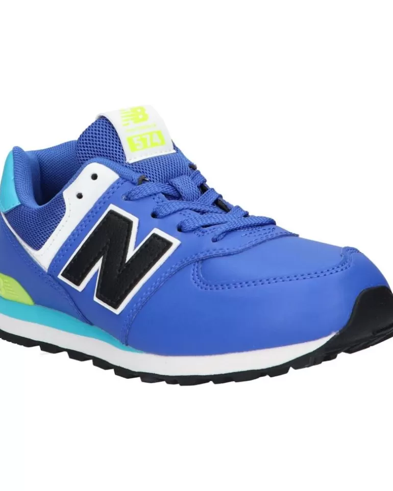 NEW BALANCE De Mujer Y Niña Y Niño Gc574Cs 574 Marine Blue Outlet