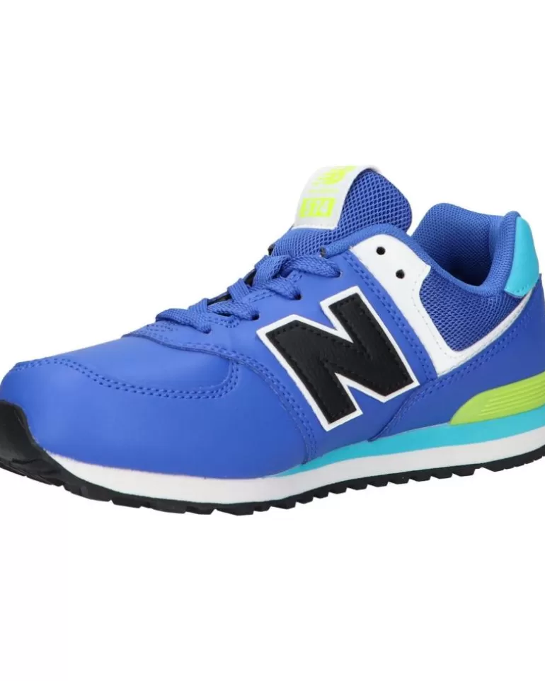NEW BALANCE De Mujer Y Niña Y Niño Gc574Cs 574 Marine Blue Cheap