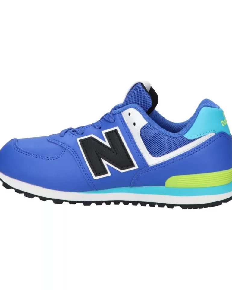 NEW BALANCE De Mujer Y Niña Y Niño Gc574Cs 574 Marine Blue Cheap