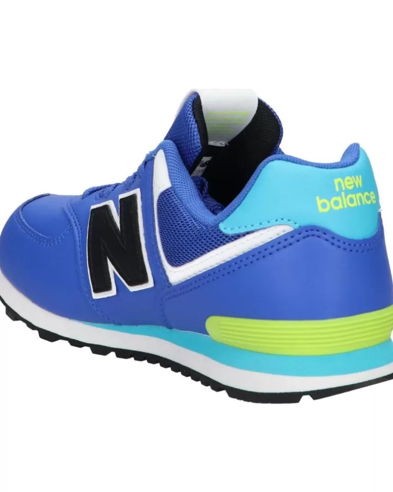 NEW BALANCE De Mujer Y Niña Y Niño Gc574Cs 574 Marine Blue Cheap