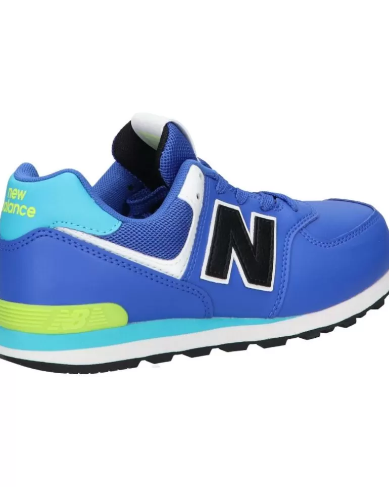 NEW BALANCE De Mujer Y Niña Y Niño Gc574Cs 574 Marine Blue Cheap