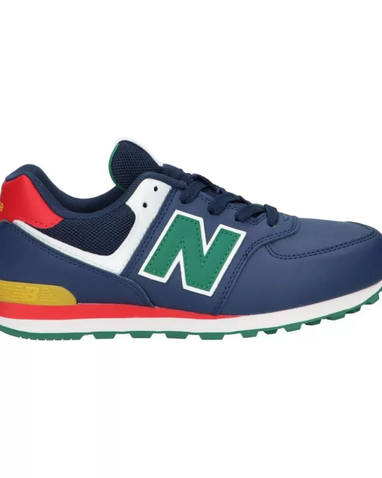 NEW BALANCE De Mujer Y Niña Y Niño Gc574Ct 574 Nb Navy New