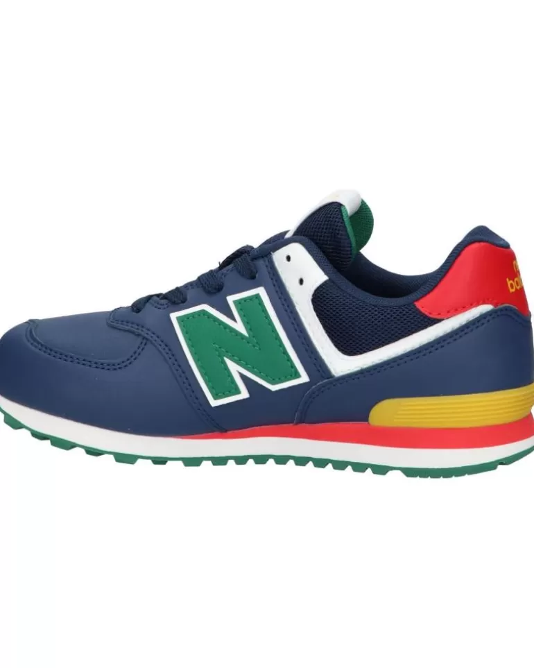 NEW BALANCE De Mujer Y Niña Y Niño Gc574Ct 574 Nb Navy New