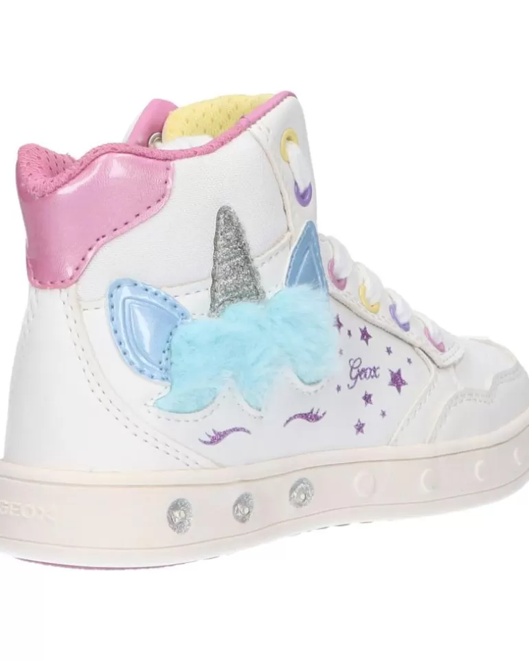 GEOX De Niña J368Wc 054As J Skylin C0653 White-Multicolor Best