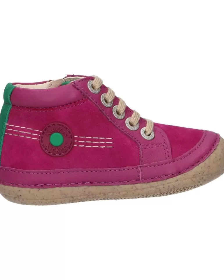 KICKERS De Niña 928062-10 Sonistreet Goat Sued 181 Prune Discount