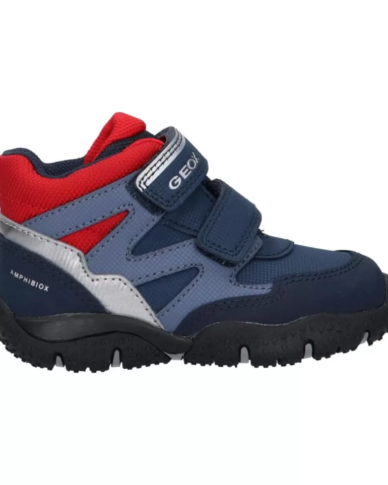 GEOX De Niña Y Niño B2620A 0Cefu B Baltic Boy B Abx C0735 Navy-Red New