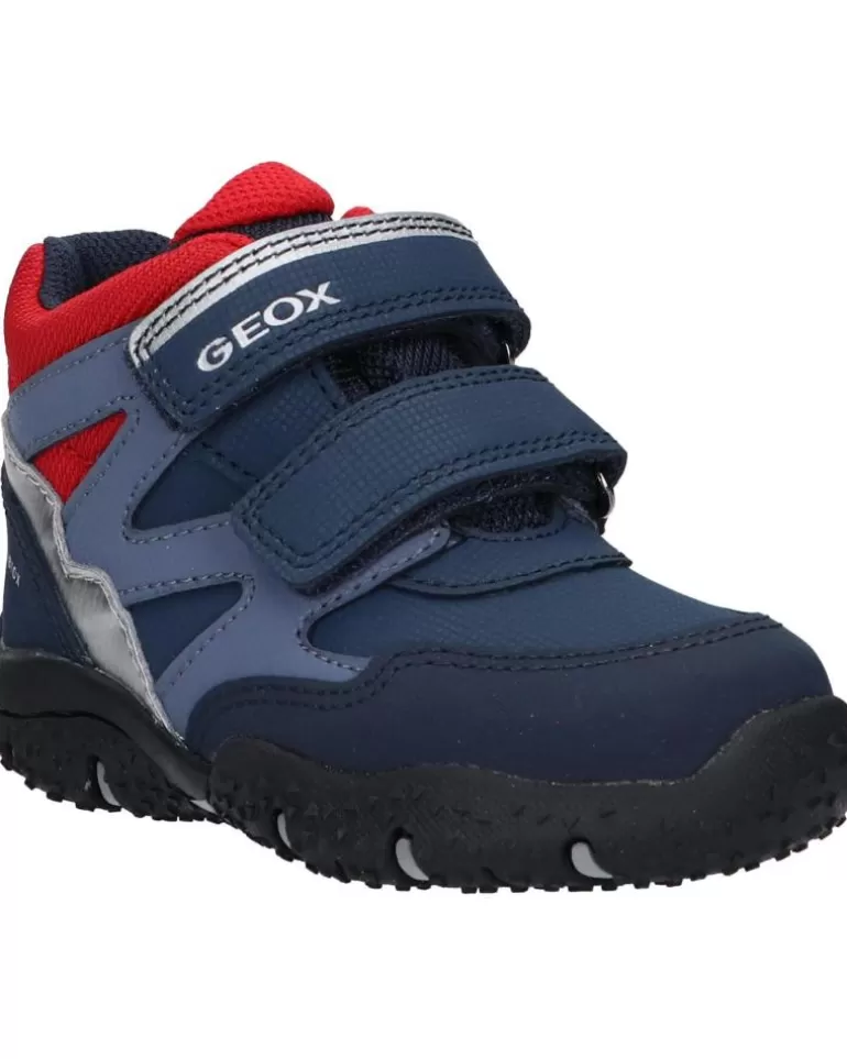 GEOX De Niña Y Niño B2620A 0Cefu B Baltic Boy B Abx C0735 Navy-Red New