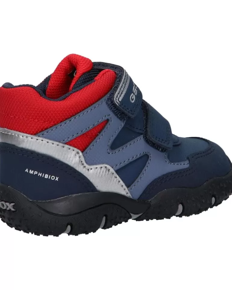 GEOX De Niña Y Niño B2620A 0Cefu B Baltic Boy B Abx C0735 Navy-Red New