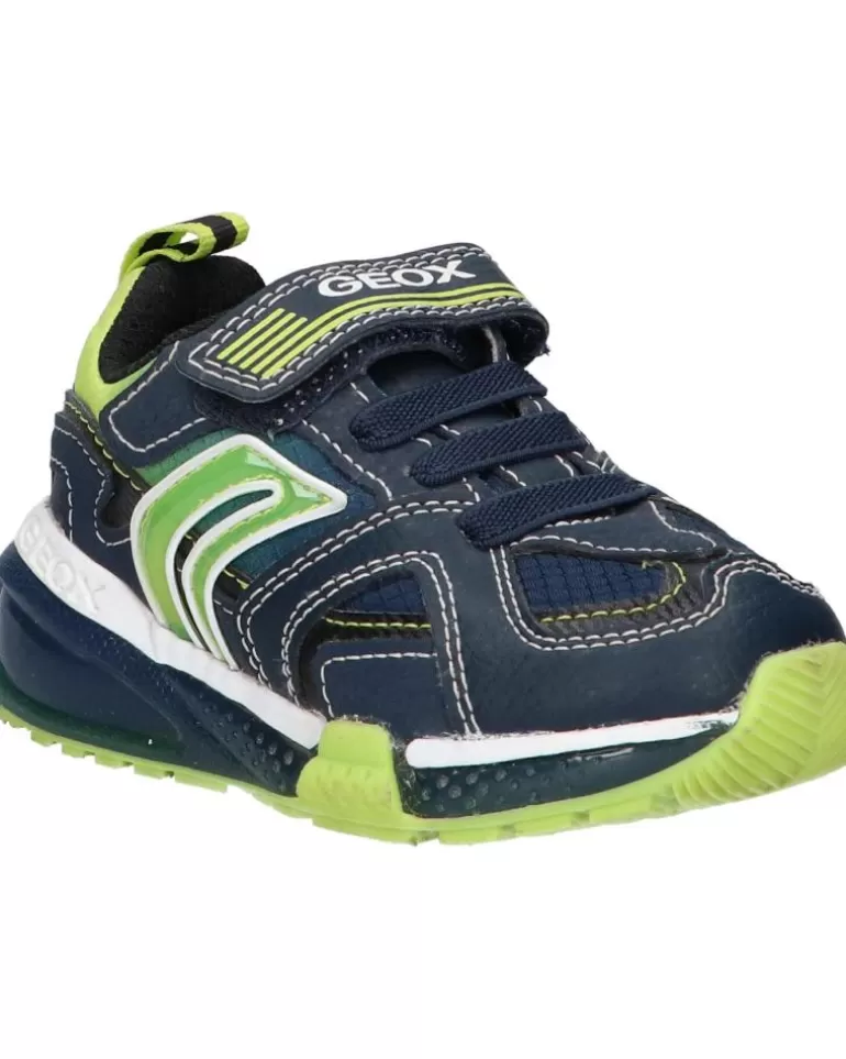 GEOX De Niña Y Niño J16Fea 0Cefu J Bayonyc Boy C0749 Navy-Lime Cheap