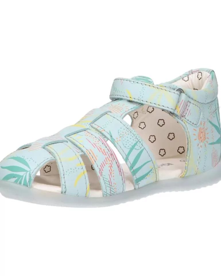 KICKERS De Niña Y Niño 895392-10 Bigflo-2 Cow Nappa 53 Bleu Clair Suns Fashion