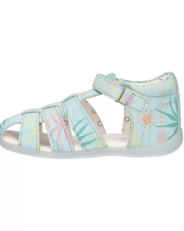 KICKERS De Niña Y Niño 895392-10 Bigflo-2 Cow Nappa 53 Bleu Clair Suns Fashion