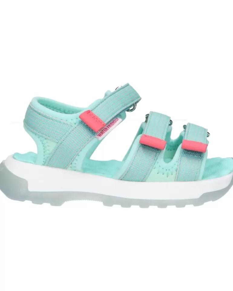 KICKERS De Niña Y Niño 928480-30 Kikco Strap 51 Bleu Clair Online