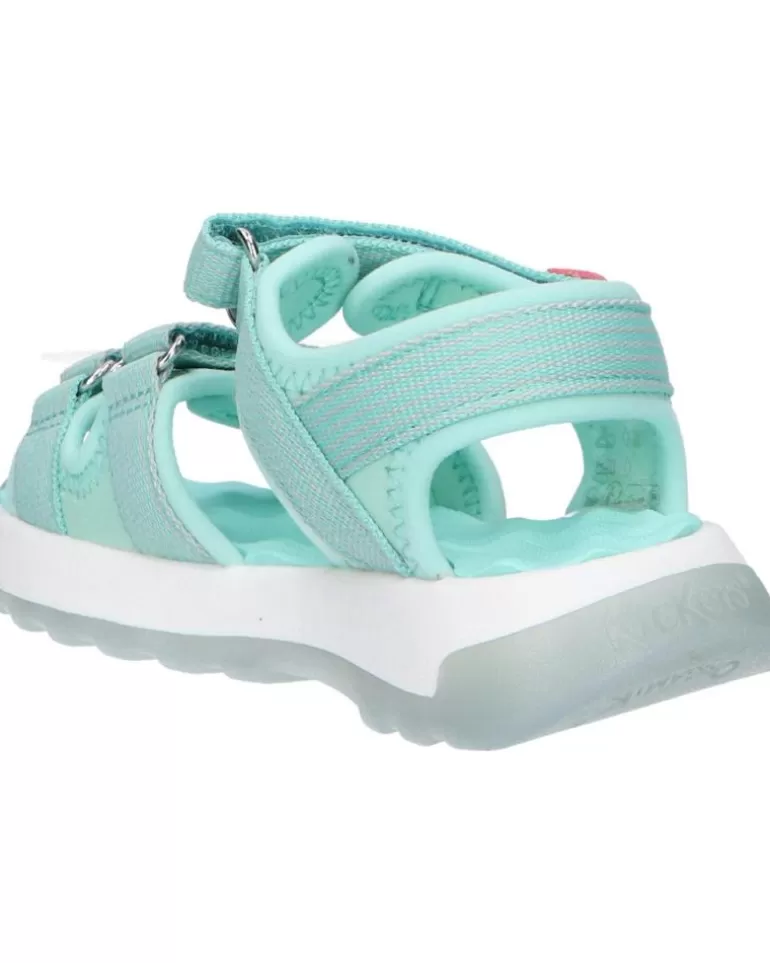 KICKERS De Niña Y Niño 928480-30 Kikco Strap 51 Bleu Clair Online