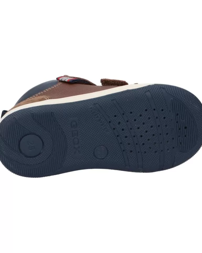 GEOX De Niño B261Lc 04622 B New Flick Boy C0947 Brown-Navy Cheap