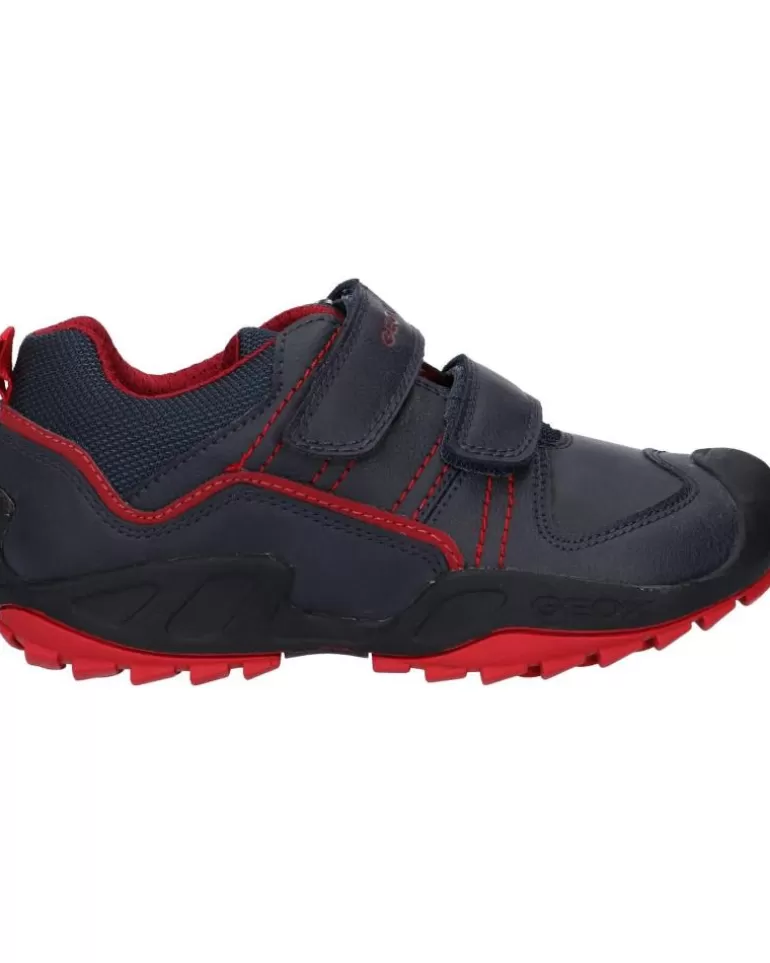 GEOX De Niño J041Va 0Mefu J New Savage C0735 Navy-Red Cheap