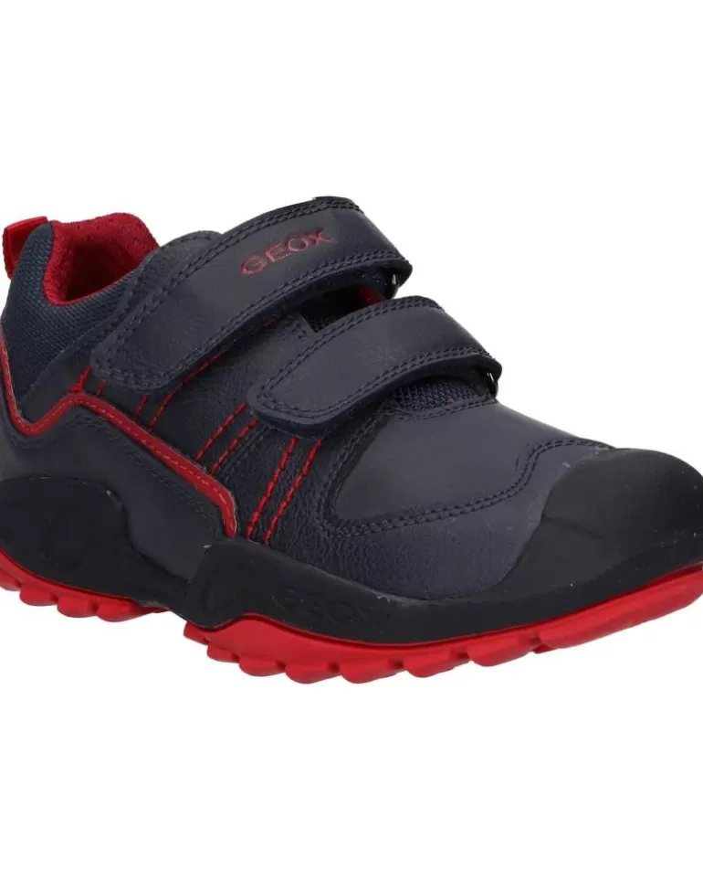 GEOX De Niño J041Va 0Mefu J New Savage C0735 Navy-Red Cheap