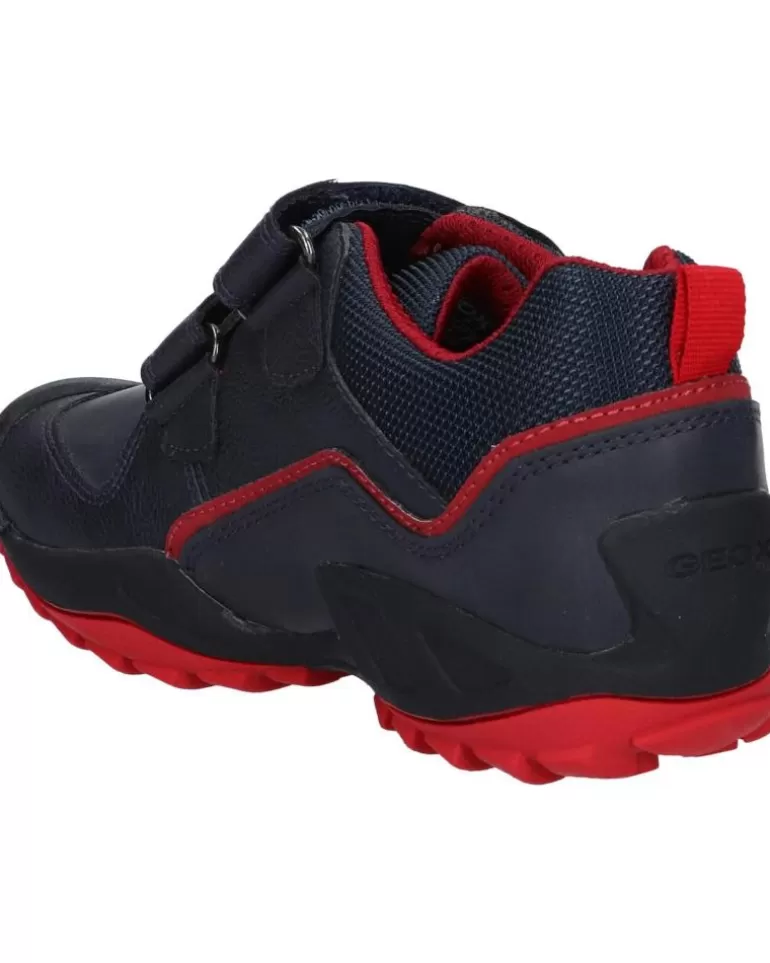 GEOX De Niño J041Va 0Mefu J New Savage C0735 Navy-Red Cheap
