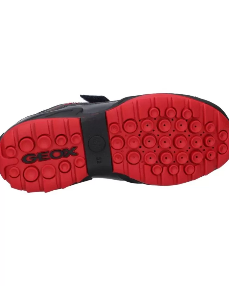 GEOX De Niño J041Va 0Mefu J New Savage C0735 Navy-Red Cheap