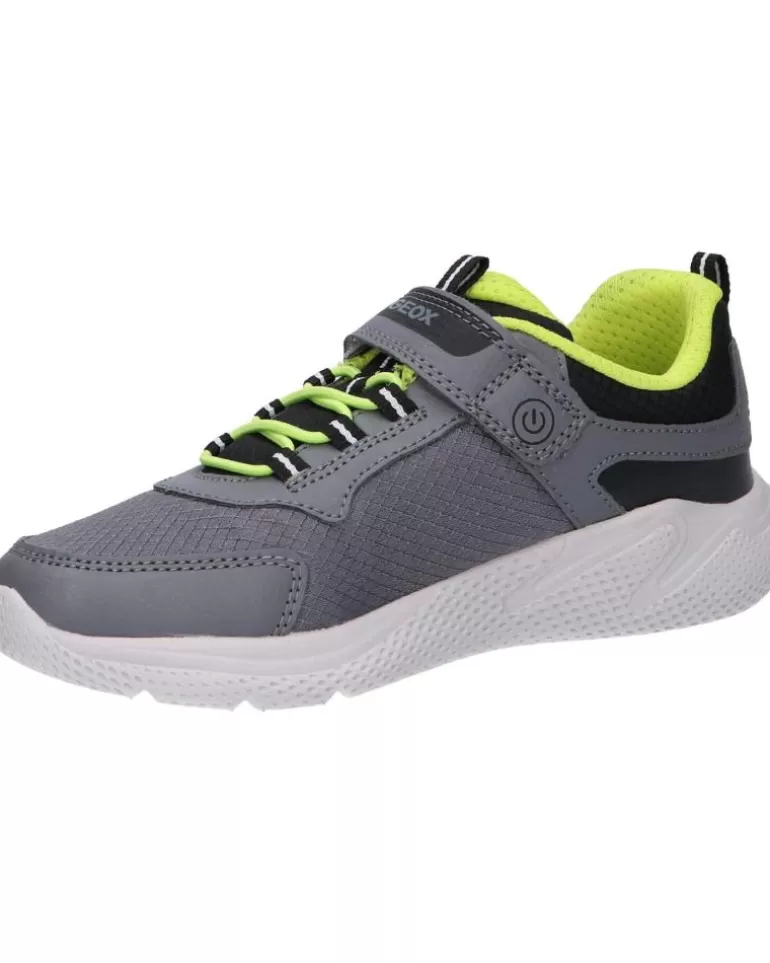 GEOX De Niño J25Gbb 0Fufe J Sprintye Boy C0666 Grey-Lime Shop