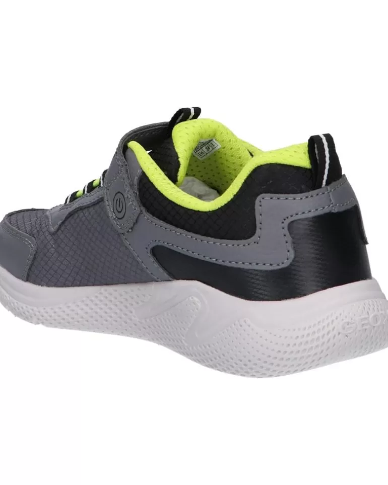 GEOX De Niño J25Gbb 0Fufe J Sprintye Boy C0666 Grey-Lime Shop