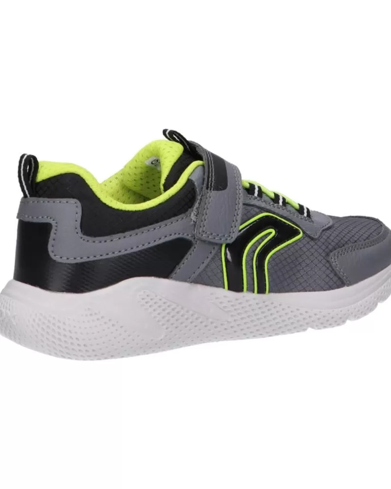 GEOX De Niño J25Gbb 0Fufe J Sprintye Boy C0666 Grey-Lime Shop