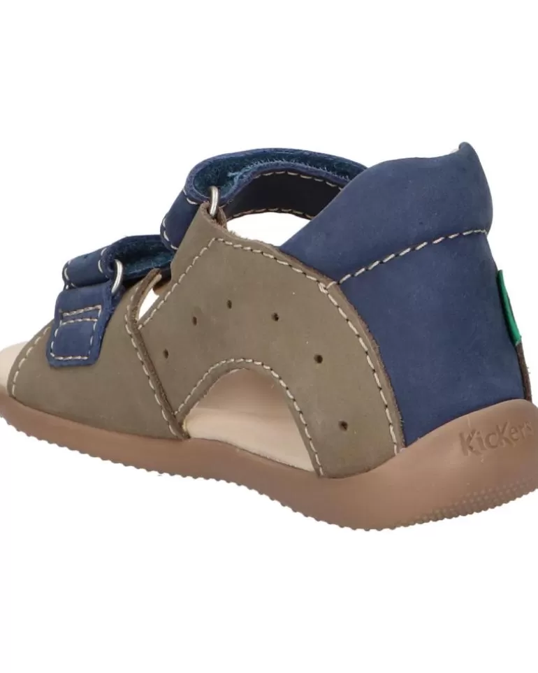 KICKERS De Niño 785408-10 Boping-2 Golf Nubuck 203 Kaki Bleu Store